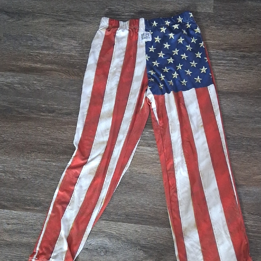 Brief Insanity American Flag Women's Pants